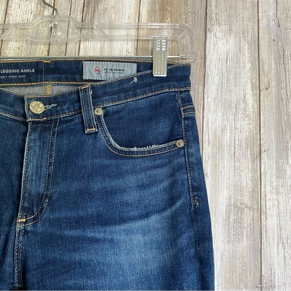 AG Adriano Goldschmied The Legging Ankle Super Skinny Ankle Distressed Jeans - Picture 5 of 8